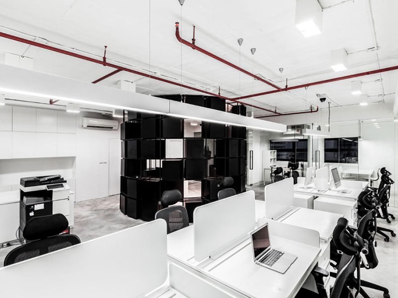 兔子的故事簡約辦公室裝修設計案例