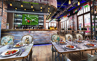 老工廠風格酒吧裝修設計案例