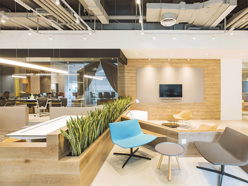 杭州現(xiàn)代簡約辦公室裝修設(shè)計風格