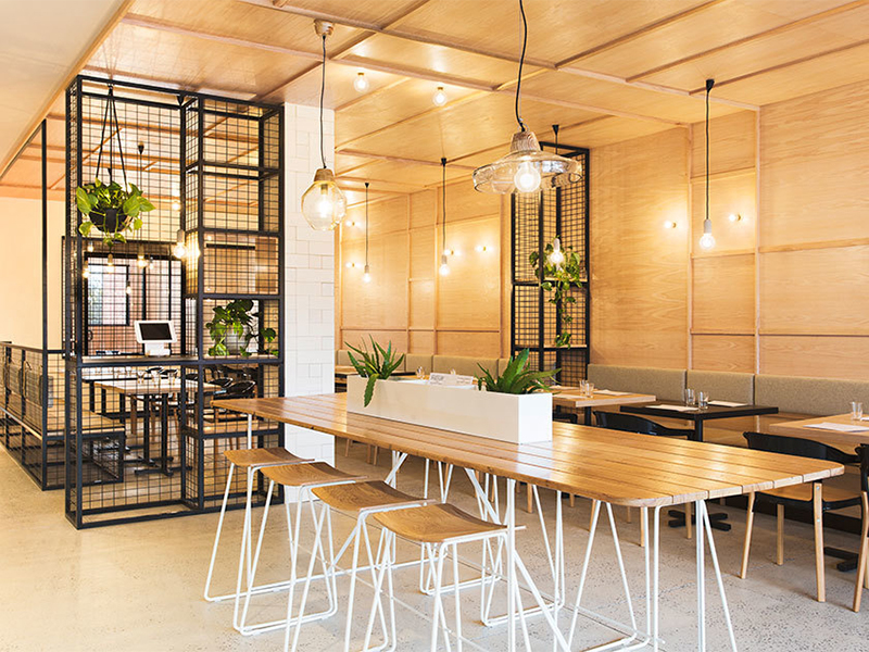 現(xiàn)代簡約風(fēng)格餐飲店裝修設(shè)計風(fēng)格