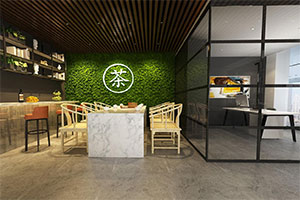 茶葉公司辦公室裝修設(shè)計全景案例
