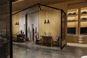 熹飯小型現(xiàn)代餐飲店裝修設(shè)計案例