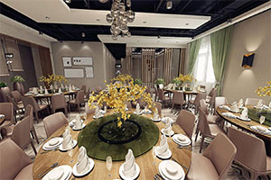 豪華餐飲空間裝修設(shè)計(jì)全景案例