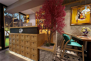 魚很忙餐飲店裝修設(shè)計(jì)全景效果圖