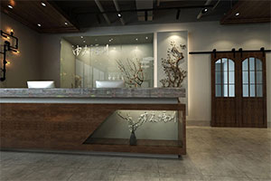 由本培訓機構裝修設計全景圖